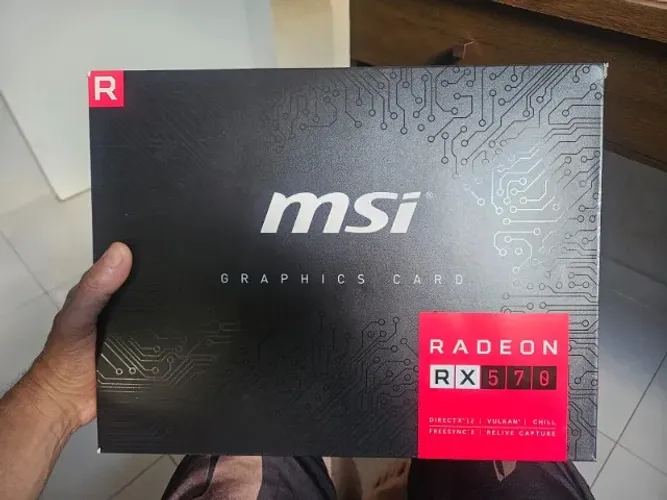 Placa de Vídeo MSI Radeon RX 570 8GT OC ? 8GB GDDR5