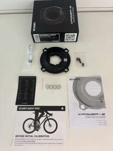 Medidor de potência X Cadey 3 furos MTB