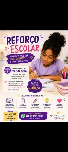 Reforço Escolar Infantil | Alfabetização e Leitura 
