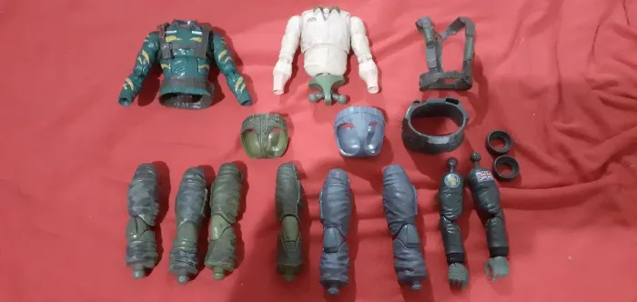 partes de boneco gi joe 1/12 para custom