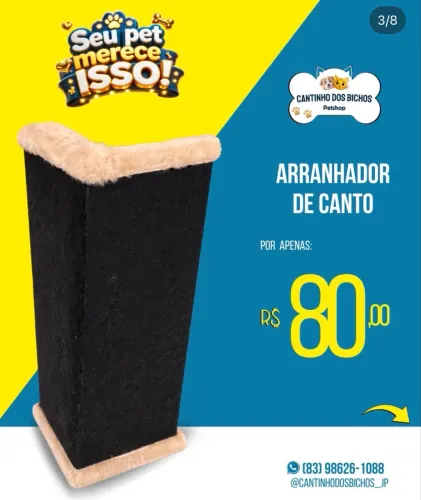 Arranhador de canto para gatos
