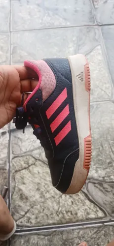 Tênis Juvenil Adidas Tensaur Sport - Marinho+Rosa Tamanho 27