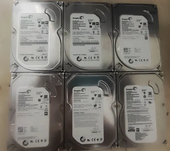 Lote 6 HDs 500gb Seagate todos 100%