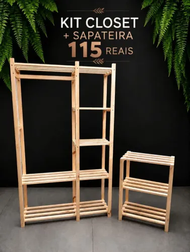 Closet e sapateira