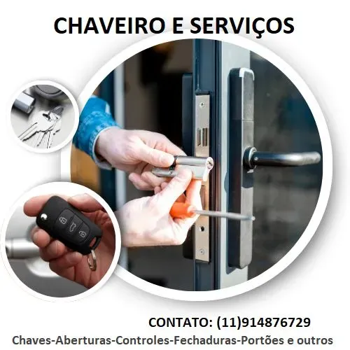 Serviços de chaveiro