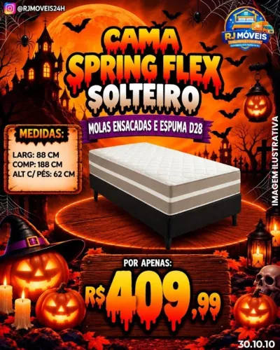 Cama Solteiro D28 (Pagamento na entrega)