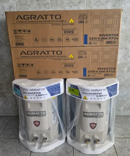 AR-CONDICIONADO AGRATTO ZEN 9.000 MIL BTUS INVERT