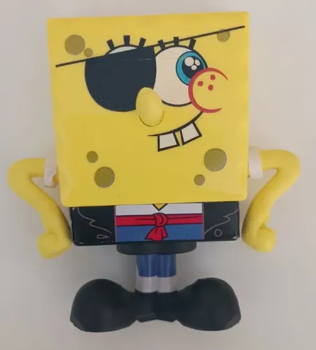 Boneco - Bob Esponja Pirata (Sem o chapéu) - Burguer King