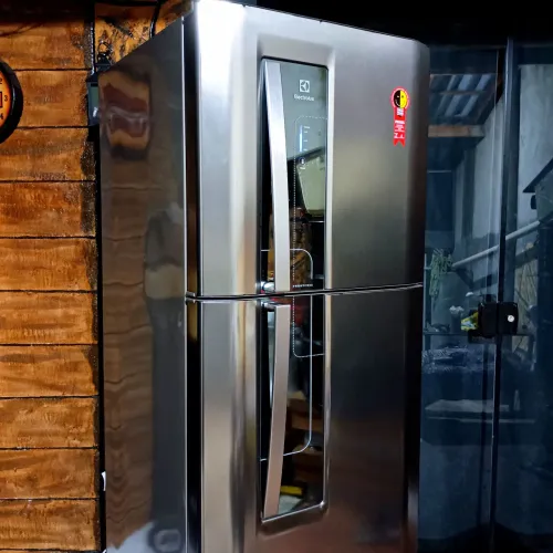 Geladeira Electrolux Inox TF42S, 382Lts. Usada. [Entrego]