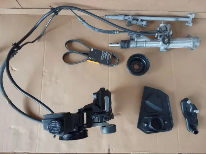 Kit direção hidráulica gol gti gts saveiro voyage parati quadrado motor ap 1.6 1.8 2.0 vw