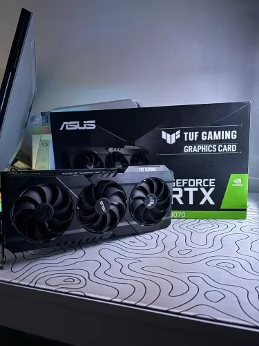RTX 3070 8gb ASUS TUF GAMING com LED
