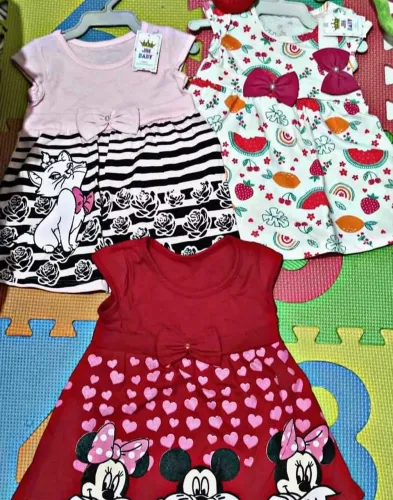 Lote Bebê Menina/Roupas Brinquedo