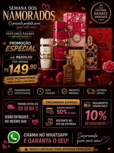 Perfumes árabes originais/1 linha