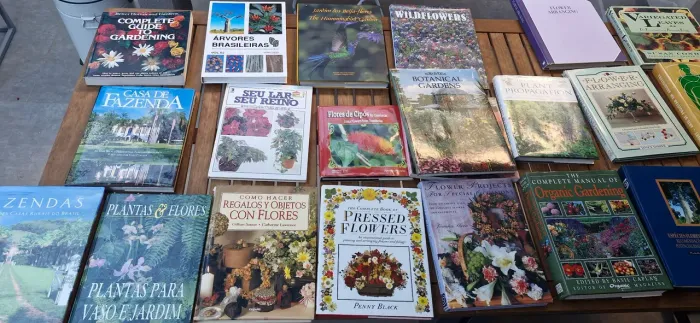 Lote de Livros ? Botânica, Jardinagem, Arte e Literatura (vendo unidade também)