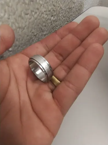 Anel aço inox