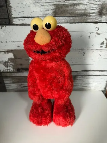Elmo antigo vila sésamo funcionando Fisher Price