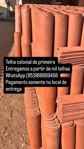 Telha colonial de Primeira é intermediária
