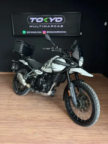 ROYAL ENFIELD HIMALAYAN 450 KAMET WHITE 2026 (GARANTIA ROYAL + BAÚ + IPVA PAGO)