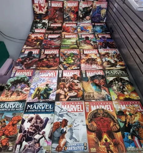 LOTE HQS UNIVERSO MARVEL - 45 EDIÇÕES com mínimo 180 pag(PANINI)