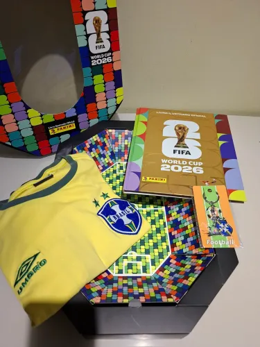 Álbum Dourado Numerado Copa 26 - Completo + Brindes