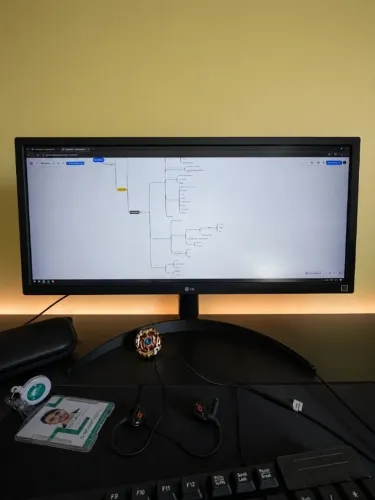Monitor LG UltraWide | Tela IPS | 26" pol | 21:9 | 75Hz | LG 26WQ500-B
