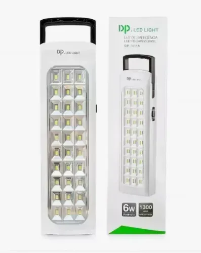 LUMINARIA DE EMERGENCIA RECARREGAVEL 4.2V 6W DP DP-7011A