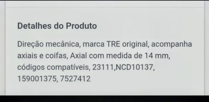 Caixa de direção
