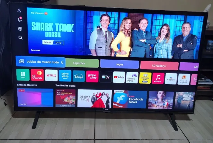 TV 55 POLEGADAS LG SMART 4K COMPLETA