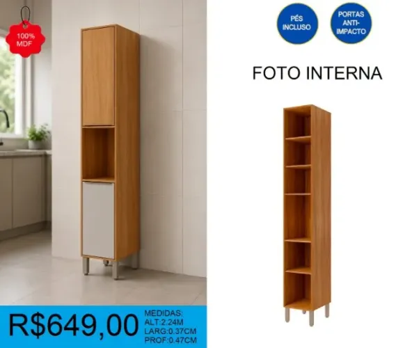 Paneleiro pequeno reposição - entrega e montagem gratuita