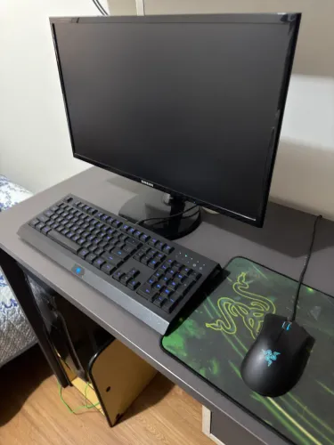 PC Gamer Completo + Monitor Samsung 24? + Kit Razer - Pronto para usar