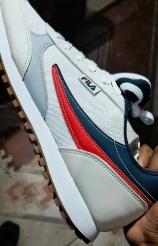 Tênis Casual Masculino Fila Renno Classic Branco - Tamanho 43