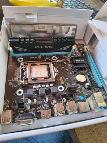 Kit placa mãe H81M + core i5-4590 + 16gb ram + placa de vídeo MSI RTX 2060 6gb Gddr6