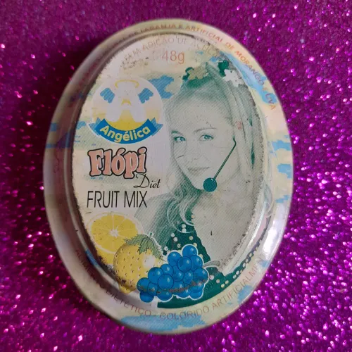 Angélica Embalagem vintage Balas Flópi Fruit Mix