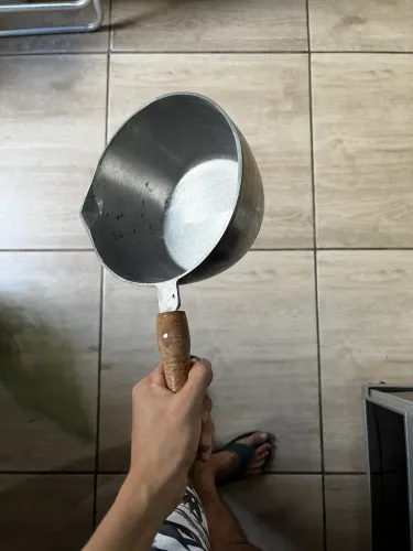 Papeiro médio / alumínio batido