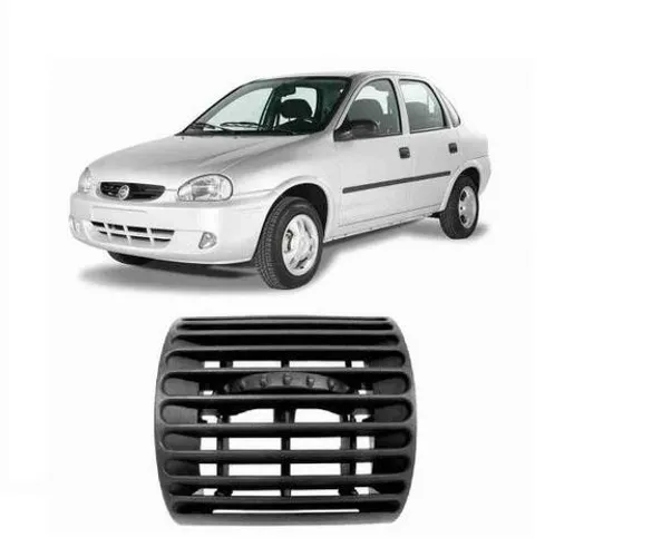 Difusor Ar Corsa wind hat sedan Classic 1994 a 2013 Central Lateral Preto valor unitário