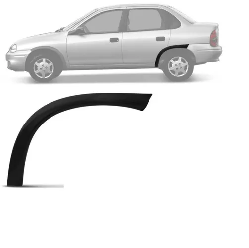 Moldura Paralama acabamento alargador Friso Traseiro Corsa Sedan Corsa Classic valor unid