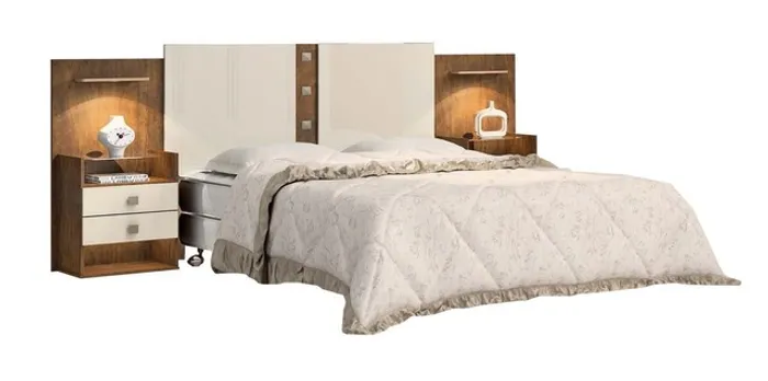 Cabeceira Rubi com Led Casal Entrega Rápida!!!Dez006