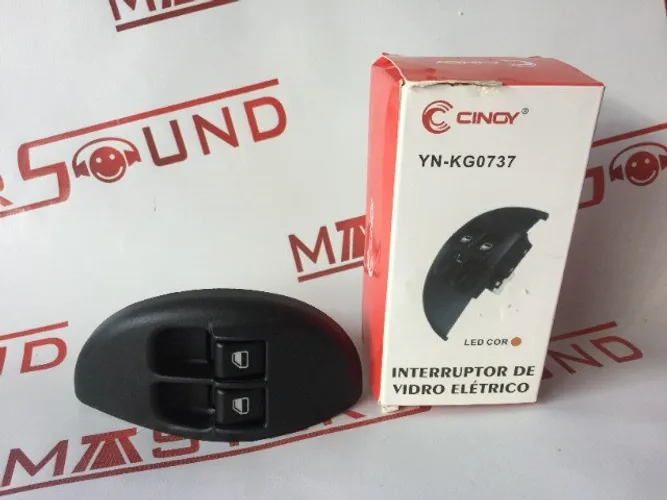 interruptor de vidro elétrico duplo para palio young 2002/2015 novo
