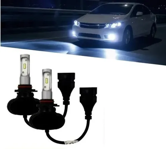 Par Lampada Ultra Led Hb3 *k Super Branca