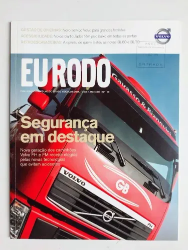 Revistas Volvo - Eu Rodo - caminhões e ônibus