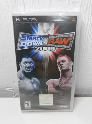 Jogo WWE Smackdown vs. Raw 2006 (CIB) Original Americano de PSP - Novo Lacrado!