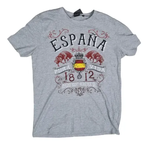 Camiseta Fox Originals Cinza Nova com Etiqueta da Loja / G (Confecção Pequena)