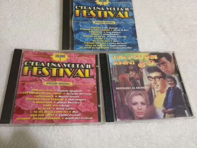 3- CD's Coleção Anos 60 músicas italianas