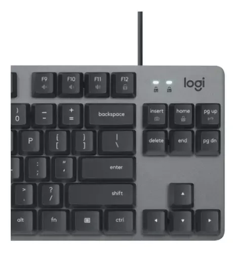 Teclado Com Fio Inglês K835 Tkl Alumínio E Switches Red Line