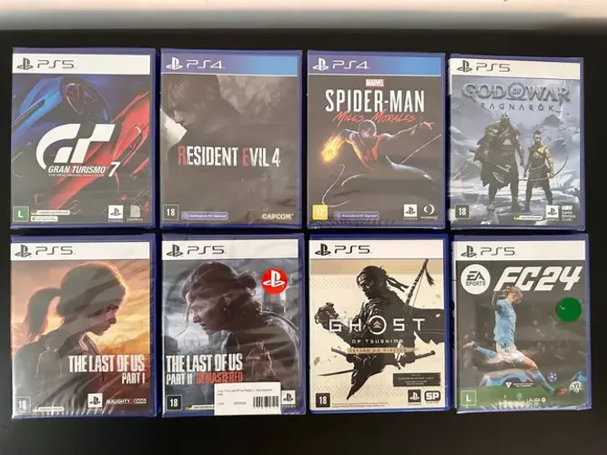 JOGOS PS4/PS5 (Valores abaixo)