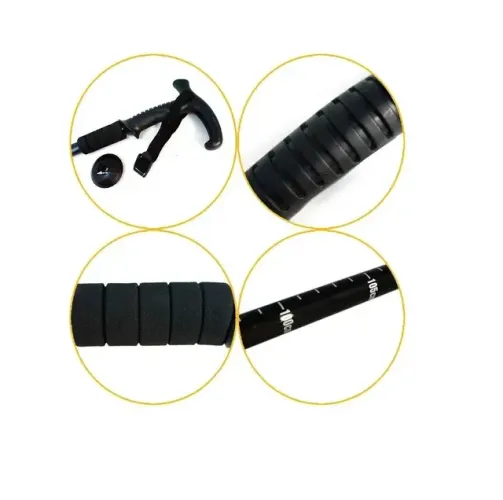 Bengala Aluminio Ajustavel Polos Trekking Caminhadas