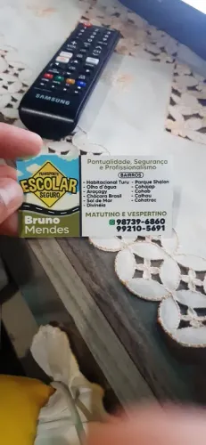 TRANSPORTE ESCOLAR TURNO MATUTINO E VESPERTINO