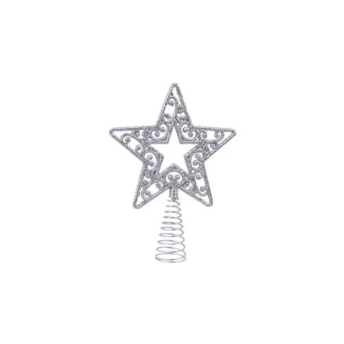 Estrela Arabesco Iz1452 1unidade Ponteira Art Christmas