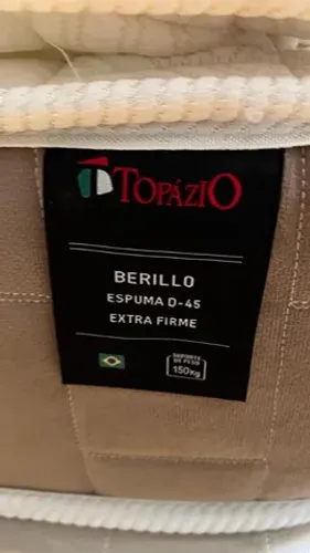 COLCHÃO CASAL 138 TOPÁZIO BERILLO( NOVO DIRETO DA FÁBRICA)