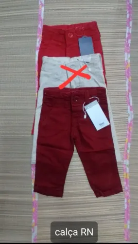 Calça para bebê de RN a 3 meses 